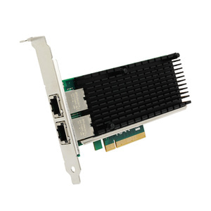 파워랜 유선 2포트 10G 기가 랜카드 PCI Express 인텔칩셋 PL-X540T2-10G2